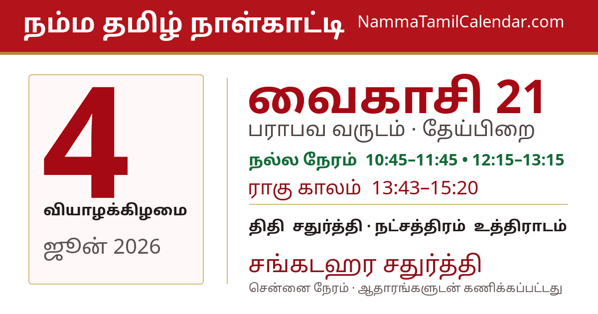 ஜூன் 4, 2026 சென்னை தமிழ் காலண்டர் பகிர்வு படம்