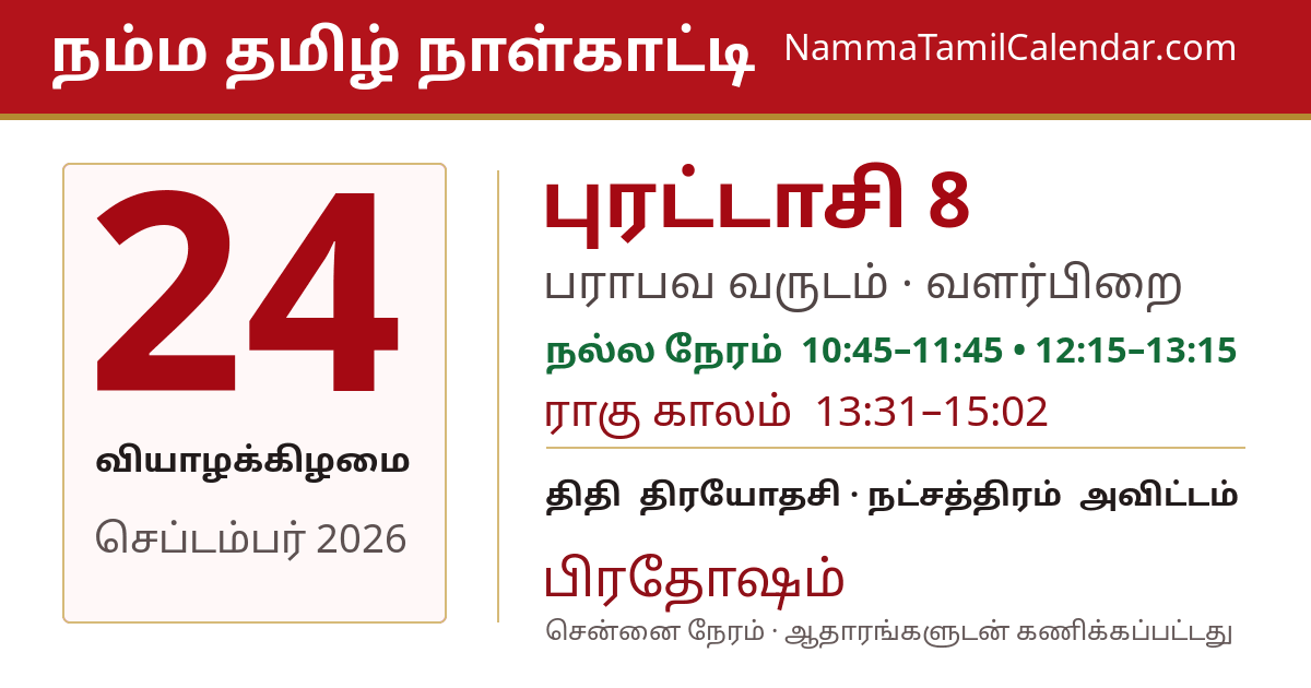 செப்டம்பர் 24, 2026 சென்னை தமிழ் காலண்டர் பகிர்வு படம்