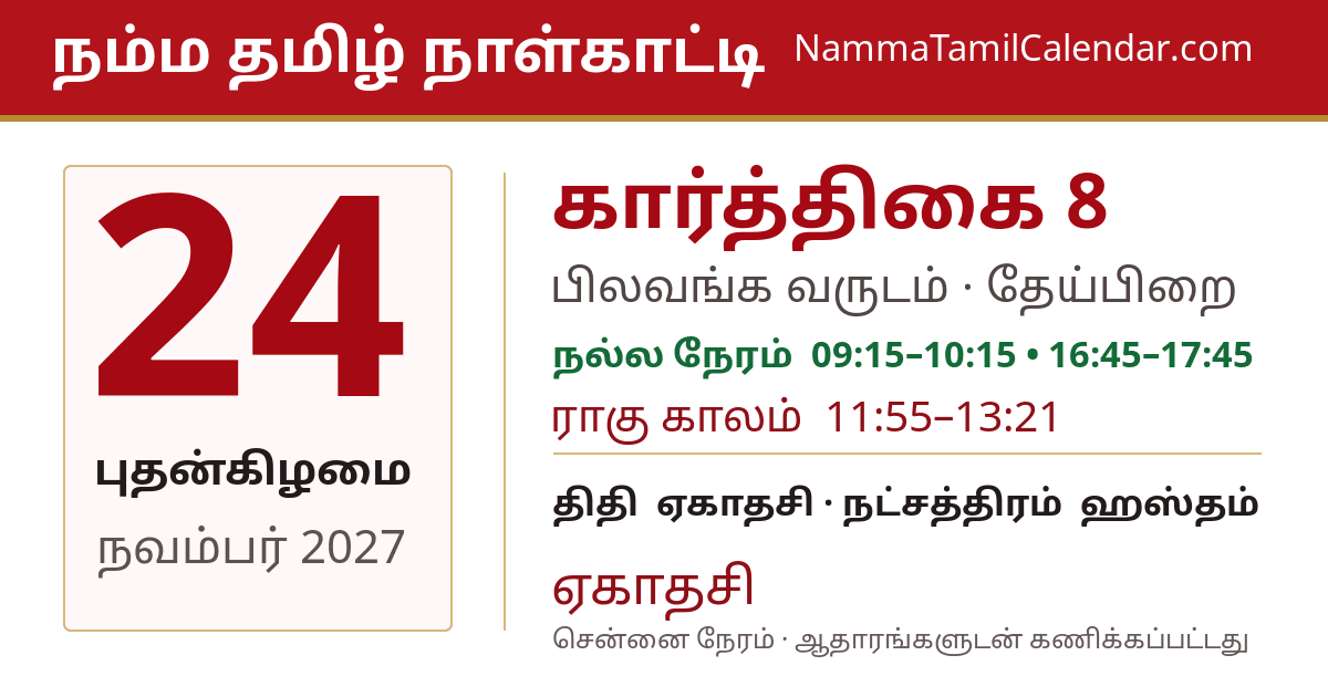 நவம்பர் 24, 2027 சென்னை தமிழ் காலண்டர் பகிர்வு படம்
