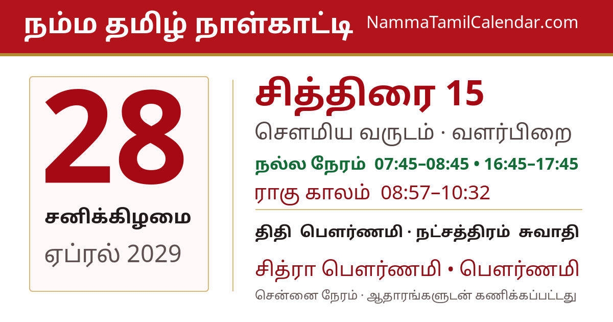 ஏப்ரல் 28, 2029 சென்னை தமிழ் காலண்டர் பகிர்வு படம்