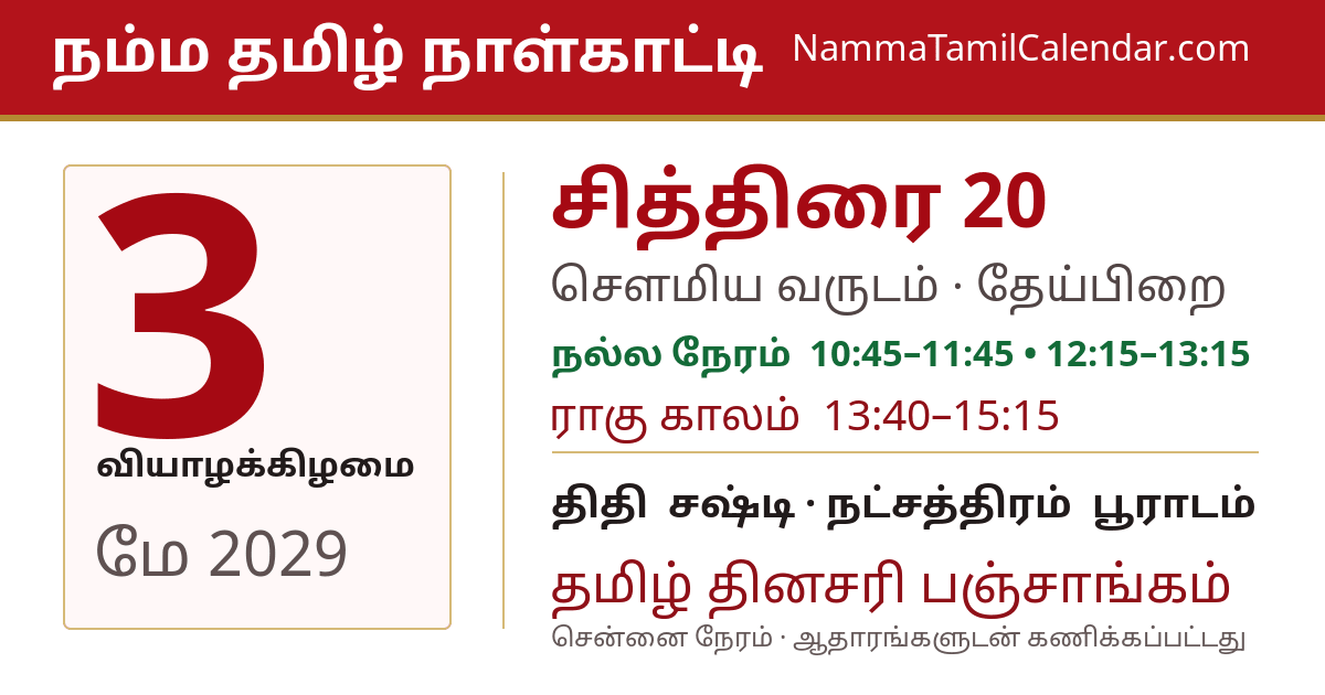 மே 3, 2029 சென்னை தமிழ் காலண்டர் பகிர்வு படம்